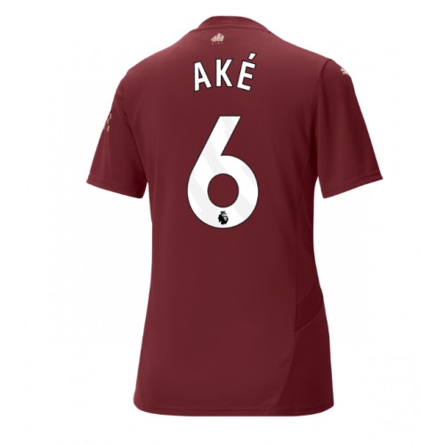 Dámy Fotbalový dres Manchester City Nathan Ake #6 2024-25 Třetí Krátký Rukáv